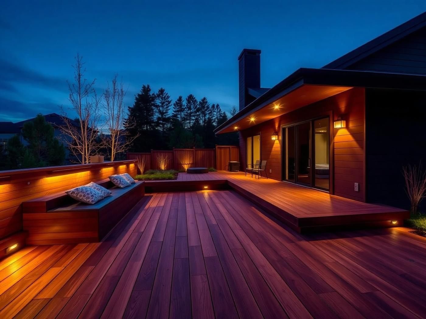Custom Backyard Deck — concept sample photography